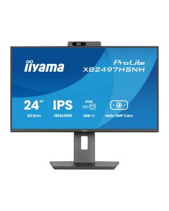 24" iiyama XB2497HSNH-B1:IPS,FHD,USB-C dock,cam