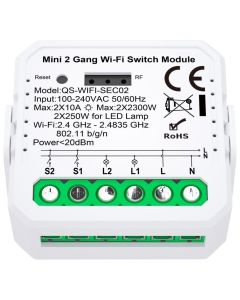 IMMAX NEO LITE SMART kontroler V7, 2-tlačítkový Wi-Fi, TUYA