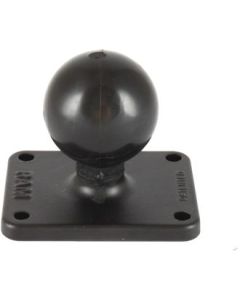 RAM Mounts obdélníkový úchyt na šrouby nebo vruty, 5 x 6 cm, s kulovým čepem 1,5", RAM-202U-225