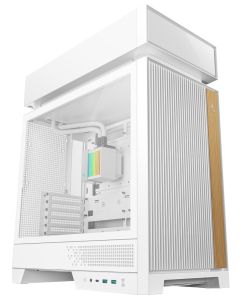 DEEPCOOL skříň CL6600 / ATX / dual chamber / 360 ARGB AIO / 2x120mm ARGB fan / 2xUSB3 / USB-C / bílá