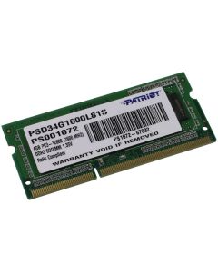 PATRIOT Ultrabook 4GB DDR3 1600MHz / SO-DIMM / CL11 / PC3-12800