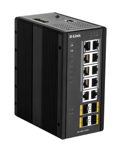 D-Link DIS-300G-14PSW Industrial Gigabit Managed PoE Switch with SFP slots