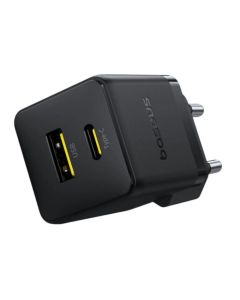 Baseus Rychlonabíječka do sítě Palm 30W 1xUSB-A 1xUSB-C PD QC 3.0 černá