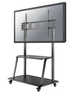 Neomounts NS-M4000BLACK / Mobile Flat Screen Floor Stand (stand+trolley) (height: 137-153 cm) box 1/2 / Black