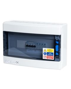 Solarmi AC25N0 osazený rozvaděč pro fotovoltaiku, jističe, chránič, N0, 3f, 25A