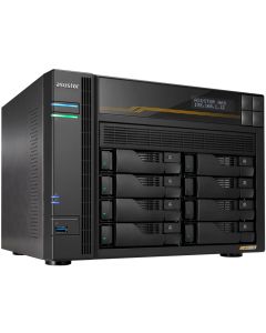 Asustor Lockerstor 8 Gen3 AS6808T   8x 2,5"/3,5" SATA III/ 16GB RAM/ Dual 10GbE Ports/ Dual 5GbE Ports/ 4x M.2 SSD