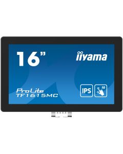 16" iiyama TF1615MC-B1: FHD,10P,IP65,HDMI,DP,VGA