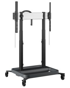 Vogels RISE Elektrický pojízdný TV lift, standardní kolečka, rychlost 80 mm/s černý
