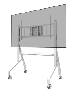 Neomounts FL50-575WH1 Neomounts MOVE Go XL Mobile Floor Stand (fast install, height adjustable), white
