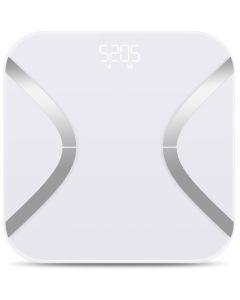 UMAX chytrá váha Smart Scale US20E/ 0,2 – 180 kg/ Bluetooth 4.0/ 11 tělesných parametrů/ čeština/ bílá
