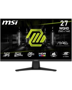 MSI Gaming MAG 274QF X24/ 27"/ 2560x1440/ IPS/ 0,5ms/ 240Hz/ 250cd/m2/ 1000:1/ HDMI/ DP/ VESA/ černý
