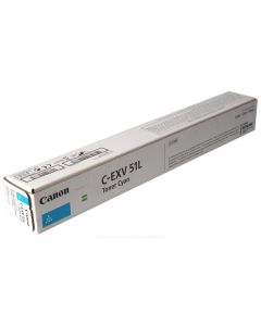 Canon originální  TONER CEXV51L CYAN iR-ADV C55xx/C57xx Low Yield Toner  26 000 stran A4 (5%)