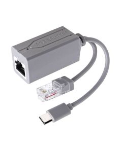 XtendLan XL-POES-5VUC, PoE splitter 802.3af, 100Mb, stabilizovaných 5V/2,4A, výstup USB-C