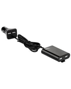 TRX Akyga AK-CH-10 4x USB nabíječka do auta 9A/ 45W/ černá