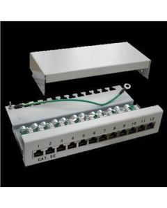 Patch panel Box 12-port Cat5E STP na zed´