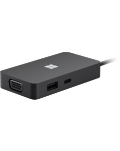 Microsoft Surface USB-C Travel Hub, Black, Commercial