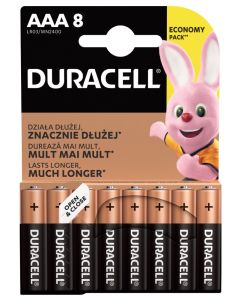 Duracell Basic alkalická baterie 8 ks (AAA)