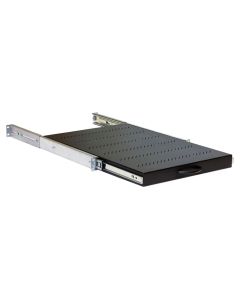 Triton Výsuvná polička 1U/650mm/ plnovýsuvná, nosnost 45kg, černá