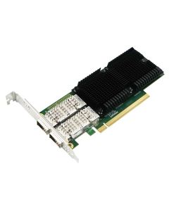 XtendLan PCI-E síťová karta, 2x 100Gbps QSFP28, Intel E810, PCI-E x16