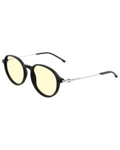 GUNNAR kancelářske/herní brýle LOOP ONYX/MERCURY  * jantarová  skla  * BLF 65 * GUNNAR focus