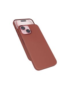 Epico Mag+ kožený kryt iPhone 15 - hnědá