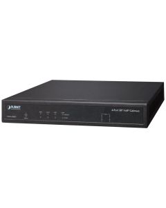 Planet VGW-420FO VoIP gateway, 4x FXO, SIP, CallerID, Fax, firewall, SNMP, TLS/SRTP, QoS
