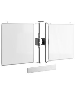 Vogels Postranní tabule 65" pro lifty RISE 200x a 4xxx, bílá keramika pro psaní fixem, magnetický zámek