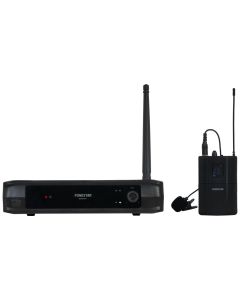 Fonestar Bezdrátový UHF klopový set, bodypack, dosah 30 m, pevná frekvence, XLR/Jack výstup, výdrž 10 h