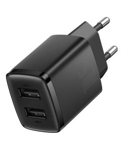 Baseus nabíječka do sítě Compact 2xUSB 10,5W černá