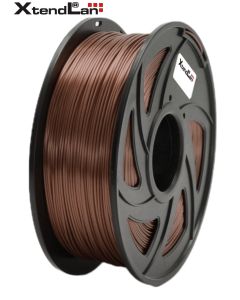 XtendLAN PLA filament 1,75mm lesklý měděné barvy 1kg