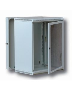 Solarix Atrack 19" rozvaděč LC-13 dvoudílný 12U/500mm celoskleněné dveře RAL 7035