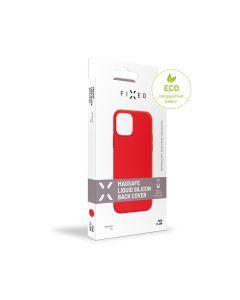 Kožený zadní kryt FIXED MagLeather s podporou MagSafe pro Samsung Galaxy S25 Ultra, červený