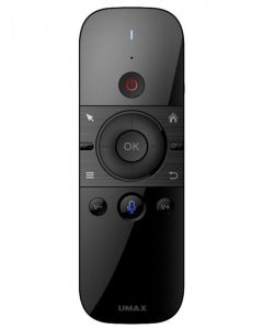 UMAX bezdrátový ovladač Air Mouse M1/ vestavěná klávesnice/ Lion baterie/ hlasová podpora/ USB/ Android/ W10/ Linux