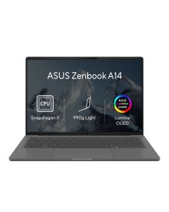 ASUS Zenbook A14/UX3407QA-QD612W/SD-X1-26-100/14"/WUXGA/32GB/512GB/Adreno/W11H/Gray/2R