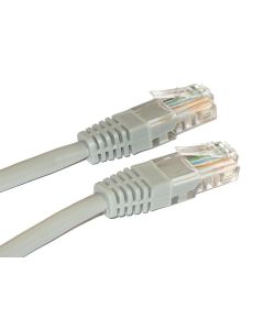 XtendLan Patch kabel Cat5e UTP 0,3m - šedý