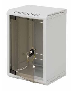 Triton 10" rozvaděč jednodílný 6U/260mm, celoskleněné dveře