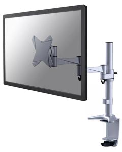 Neomounts FPMA-D1330SILVER / Flat Screen Desk Mount (clamp/grommet) / Silver
