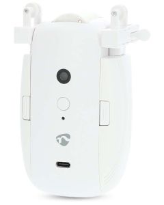 NEDIS chytrý motor (robot) závěsů/ kabelový systém u kolejnice/ napájení z baterie/ napájení z USB/ 4000 mAh/ BT/ bílý
