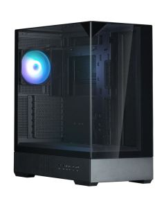 Zalman skříň P40 Prism / miniIT / 120mm ARGB fan / 2xUSB 3.0 / USB-C / panoramatická / černá