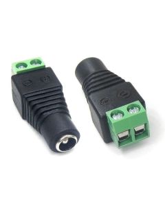XtendLan Napájecí redukce plug/šroub - SAMICE 5,5/2,1mm (ke zdroji) na šroubovou svorkovnici