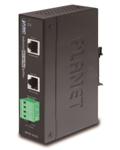 Planet IPOE-162S, PoE splitter, IEEE802.3at, výstup 12V/24V DC, DIN, IP30, -40~75 st.C