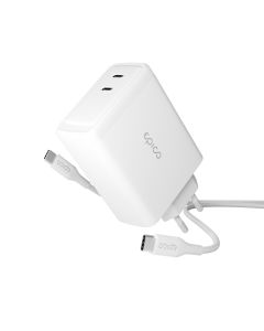 Epico 100W GaN síťová nabíječka s 2m USB-C kab.