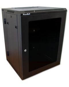 XtendLan 22U/600x550, na zeď, dvoudílný, skleněné dveře