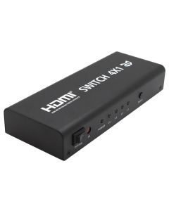 PremiumCord HDMI switch 4:1 / dálkové ovladání / s napájecím adaptérem