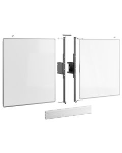 Vogels Postranní tabule 75" pro lifty RISE 5xxx, bílá keramika pro psaní fixem, magnetický zámek