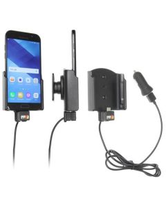 Brodit držák do auta na Samsung Galaxy A5 (2017) bez pouzdra, s nabíjením z cig. zapalovače/USB