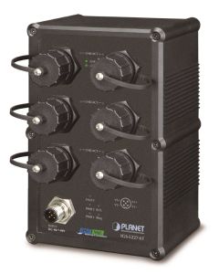 Planet IGS-5227-6T vodotěsný průmyslový L3 switch, 6x1Gb, 9-48VDC, -40~75°C, IP67, EN50155