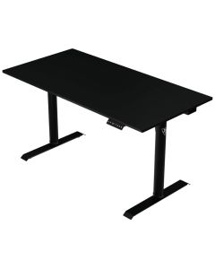 AROZZI herní stůl ARENA NORDICO Black/ motorizovaný/ barva deska černá, nohy černé/ šíře 140cm/ výška 71-115 cm