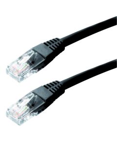 DATACOM Patch kabel UTP CAT6 0,25m černý