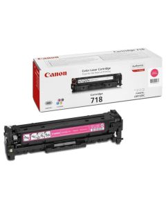 Canon originální toner CRG-718M/ LBP-7200/ 7660/ 7680/ MF-80x0/ MF724/ 2900 stran/K/ purpurový